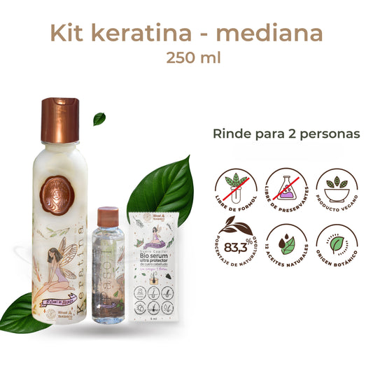 Kit de keratina Ritual Botánico 250ml