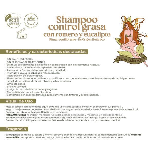 Shampoo Control Grasa Ritual Botánico 400ML