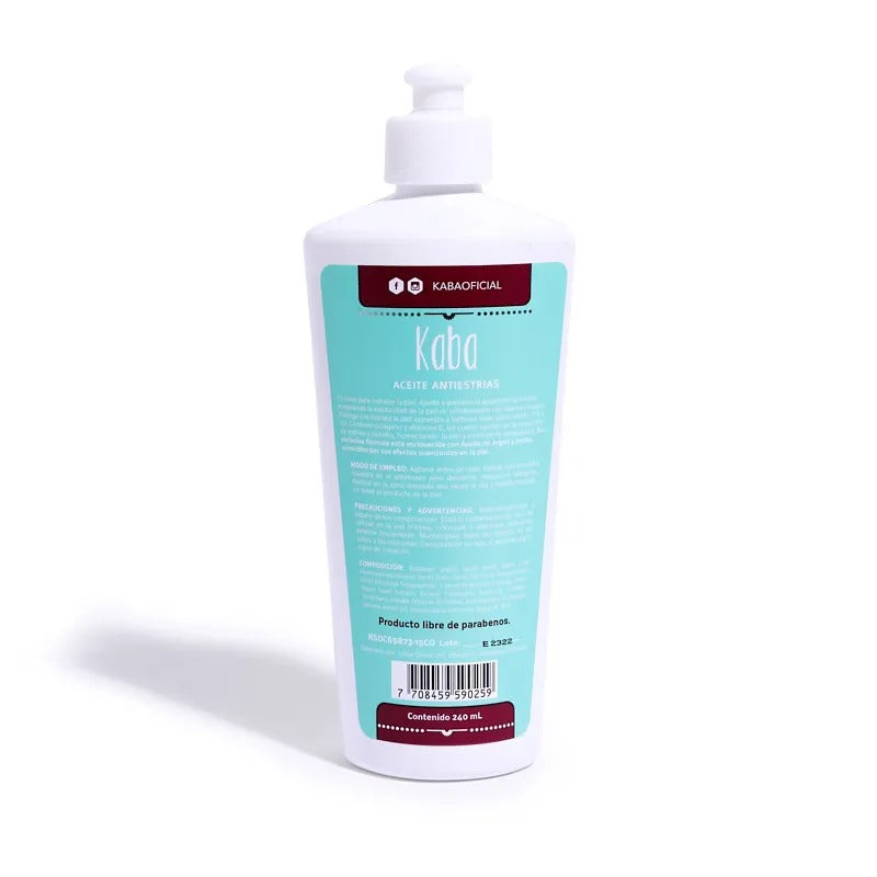 Aceite Antiestrías Kaba 240 ML