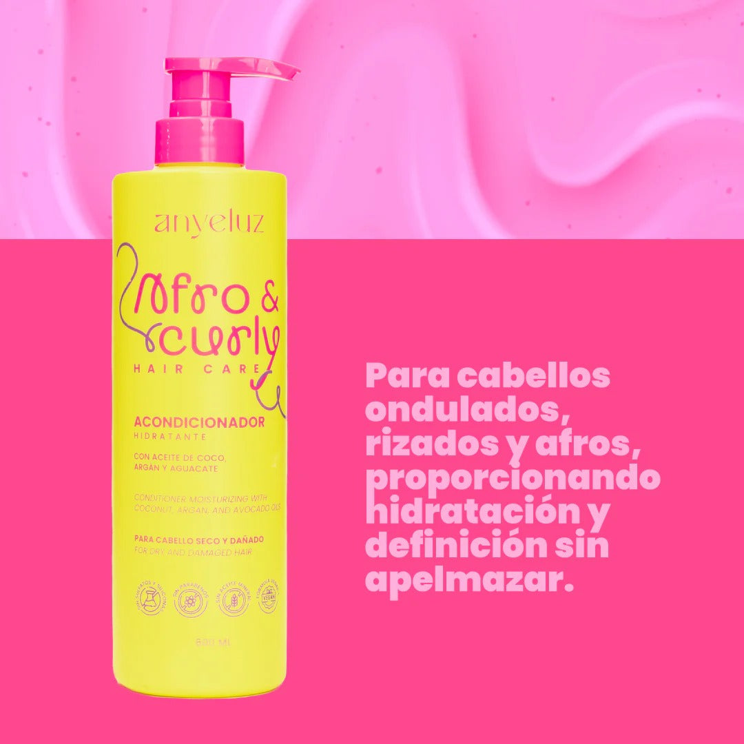 ACONDICIONADOR HIDRATANTE AFRO & CURLY ANYELUZ