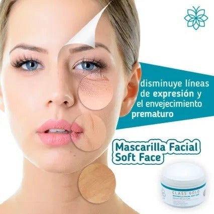 MASCARILLA FACIAL CLASS GOLD SOFT FACE 120GRS