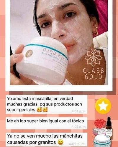 MASCARILLA FACIAL CLASS GOLD SOFT FACE 120GRS