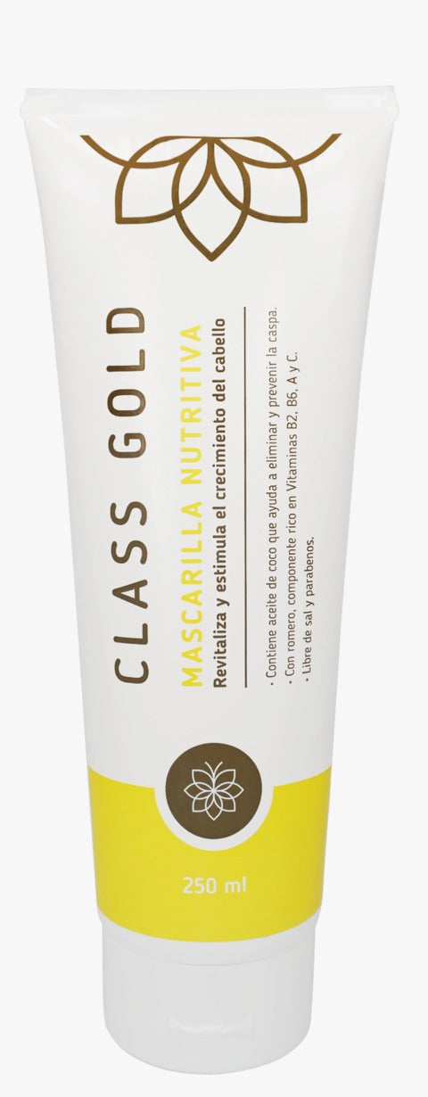 MASCARILLA NUTRITIVA CLASS GOLD PARA EL CABELLO 250ml