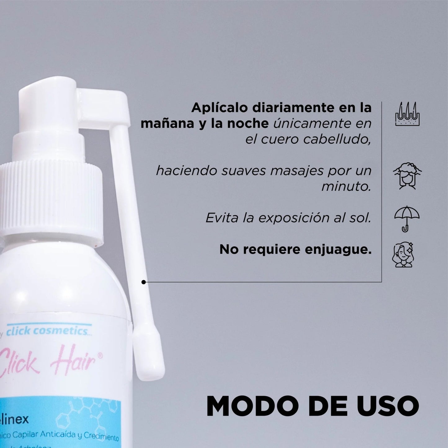 Pelinex Tónico Anticaída Click Hair