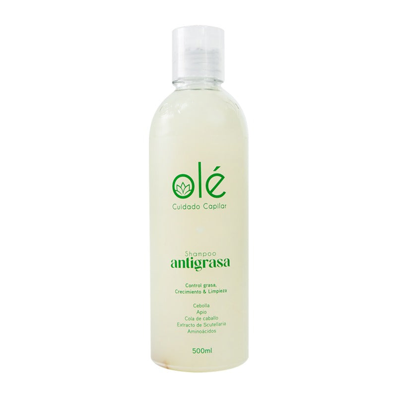 Shampoo cebolla, jengibre, apio Olé