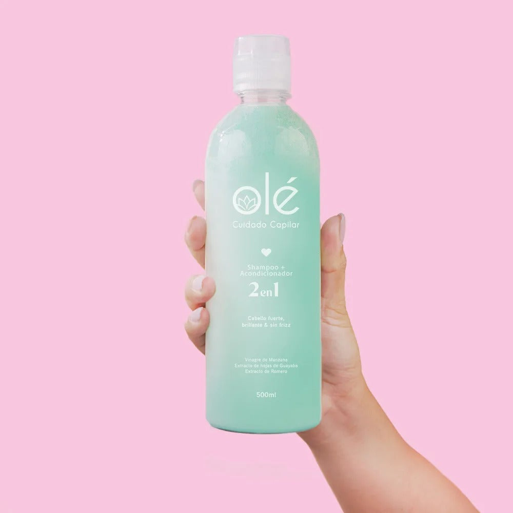 Shampoo vinagre de manzana Olé