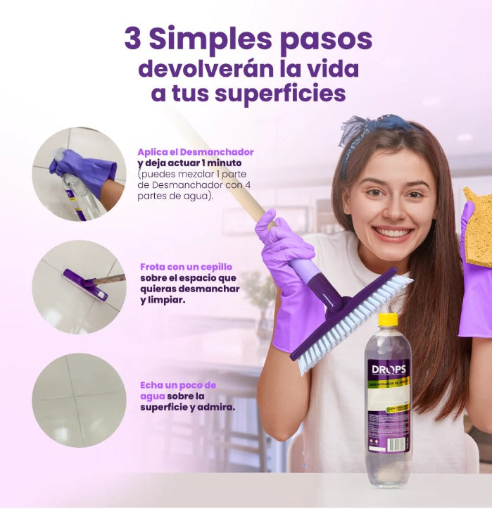 Limpia juntas multiusos 1000ml Drops