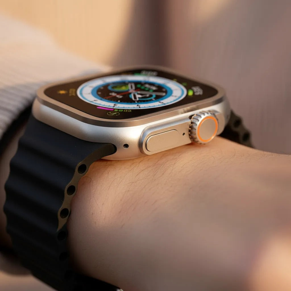 Reloj inteligente con audifonos y Powerbank
