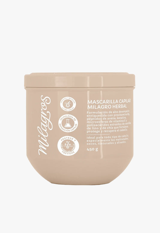Mascarilla Capilar Milagro Herbal Milagros