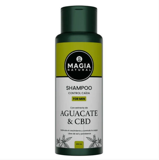 SHAMPOO DE AGUACATE Y CBD 450ml Magia Natural