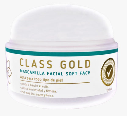 MASCARILLA FACIAL CLASS GOLD SOFT FACE 120GRS