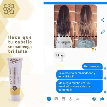MASCARILLA NUTRITIVA CLASS GOLD PARA EL CABELLO 250ml