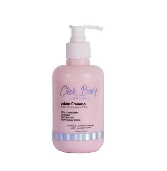 Jabón cremoso de rosa y lichis Click Hair