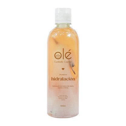 Shampoo coco, canela y miel Olé